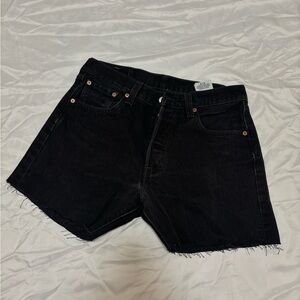 Levi's Women's Black Jean Shorts
